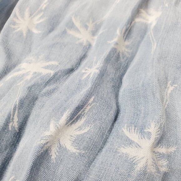 Summer Palm Tree Shirt Dress - Picture 5 of 10